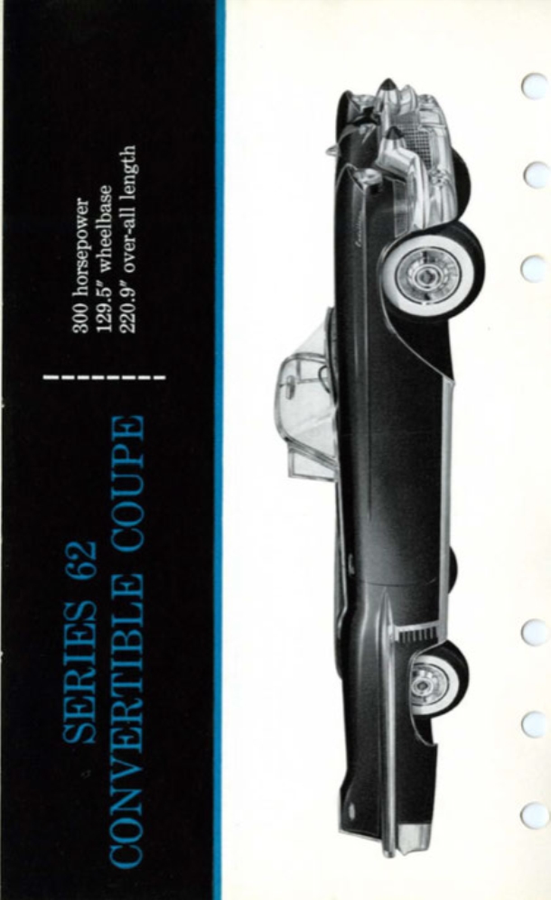 1957 Cadillac Salesmans Data Book Page 125
